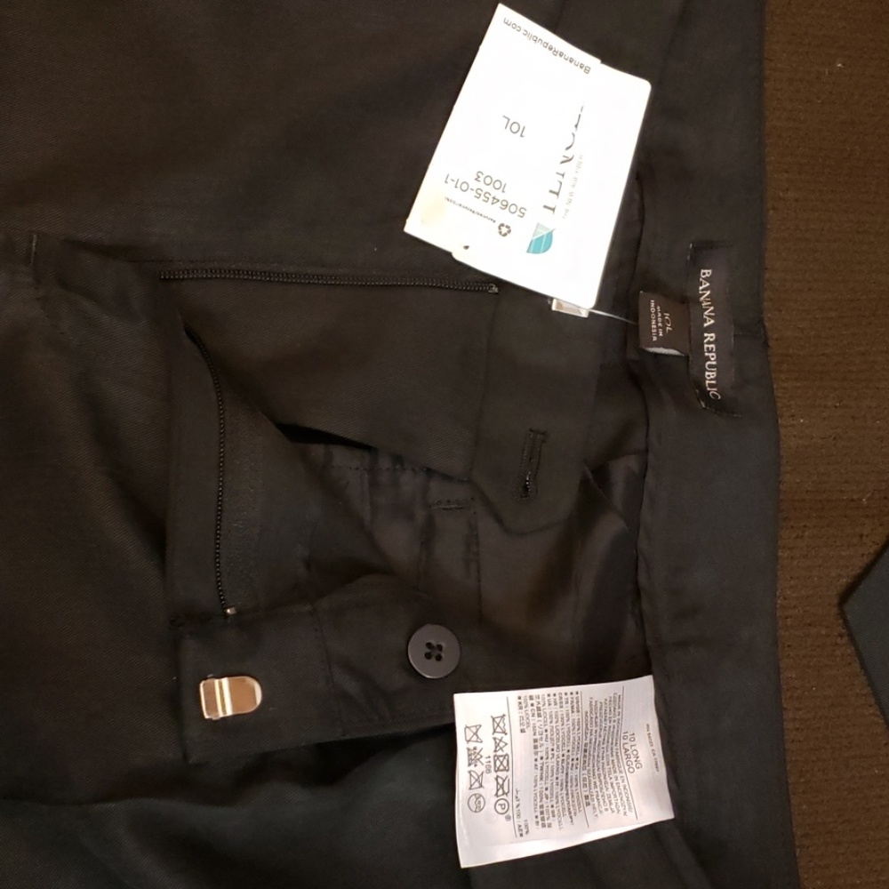 Banana Republic Pants Size 10L Black NWT - Picture 6 of 8